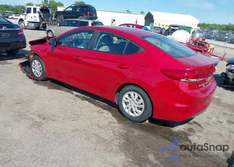 2018 Hyundai Elantra Se from USA, damaged, VIN 5NPD74LF8JH354440